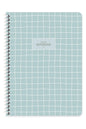 College Telli Defter Çizgisiz 16x22 Cm Telli Beyaz 80 Sayfalı Plastik Kapak