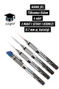 pensan nano gel 4'LÜ SET 0.7 mm tükenmez kalem imza kalemi türk malı 4 ADET