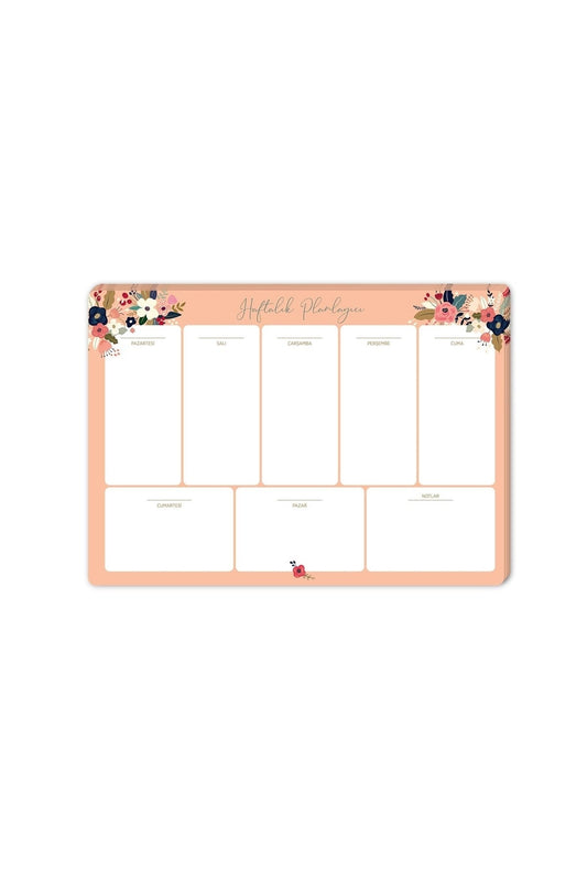17x24 Haftalık Planner-haftalık Planlayıcı 52 Sayfa -