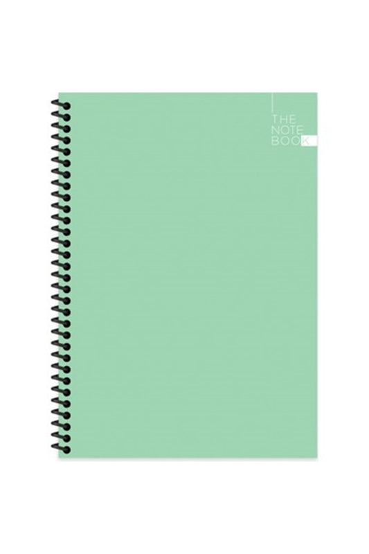 17x24 Cm Çizgisiz 96 Sayfa Telli Sert Karton Kapak Defter