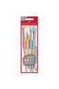 Soft Touch Fırça, 4 Çeşit, Pastel Renkler, 12-4-10-8 Numaralı Fırçalar, Kaydırmaz Tutucu Bölge