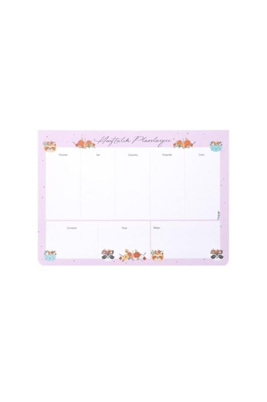 Haftalık Planlayıcı 17x24 Cm Pets