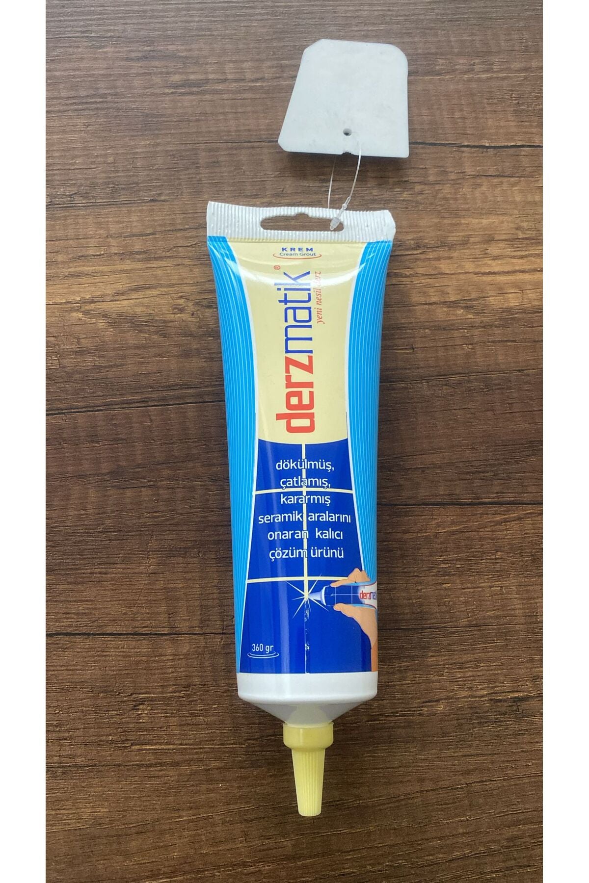 Hazır Derz Dolgu Krem Renkli Gaga Uçlu Fayans Mermer Seramik Derz Dolgusu 360 Gr.