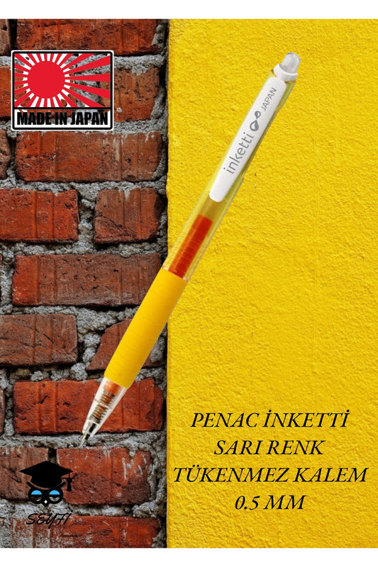 PENAC İNKETTİ JEL TÜKENMEZ KALEM BASMALI 0.5 MM UÇ İNCELİĞİ