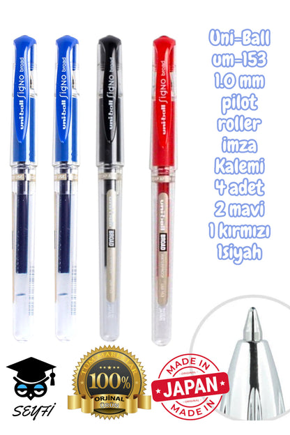 Uni-Ball um-153 1.0 mm pilot roller imza Kalemi