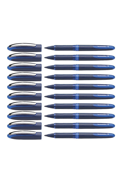 One Business 0,6 Mm Roller Imza Kalemi Mavi 10 Adet