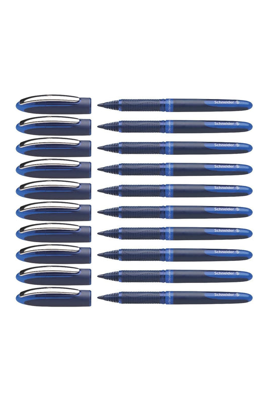 One Business 0,6 Mm Roller Imza Kalemi Mavi 10 Adet