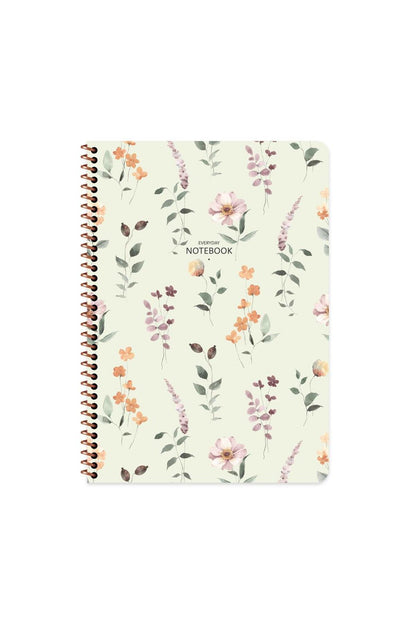 Keskin A4 80 Yp.kar. Karton Kp.spr.çiçek Defter