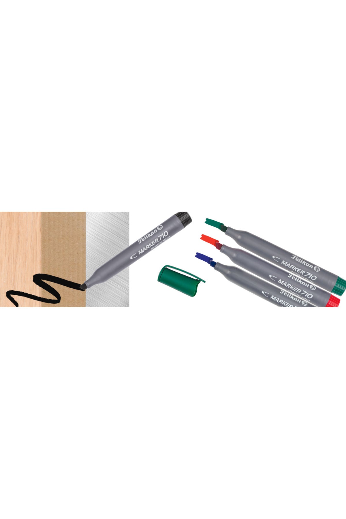 UÇ 2-5 MM PERMANENT KOLİ ASETAT KALEMİ PELİKAN 711