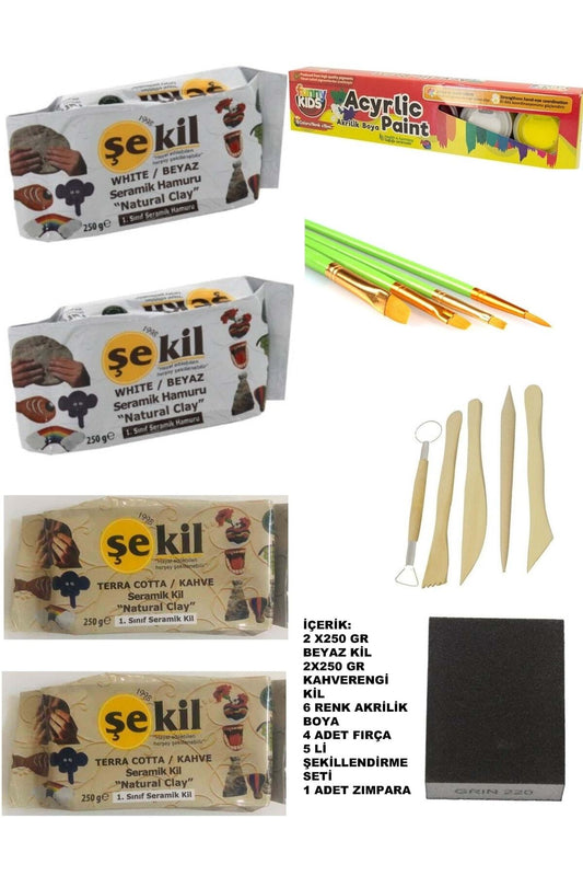 Seramik Hamuru Kil Başlangıç Seti