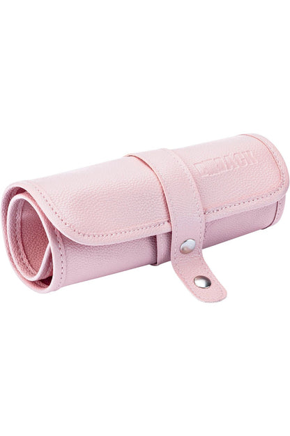 Suni Deri Rulo Kalemlik 36 Bölmeli Soft Pembe