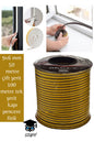 9x6 mm 50 metre çift şerit 100 metre tek şerit kapı pencere fitili