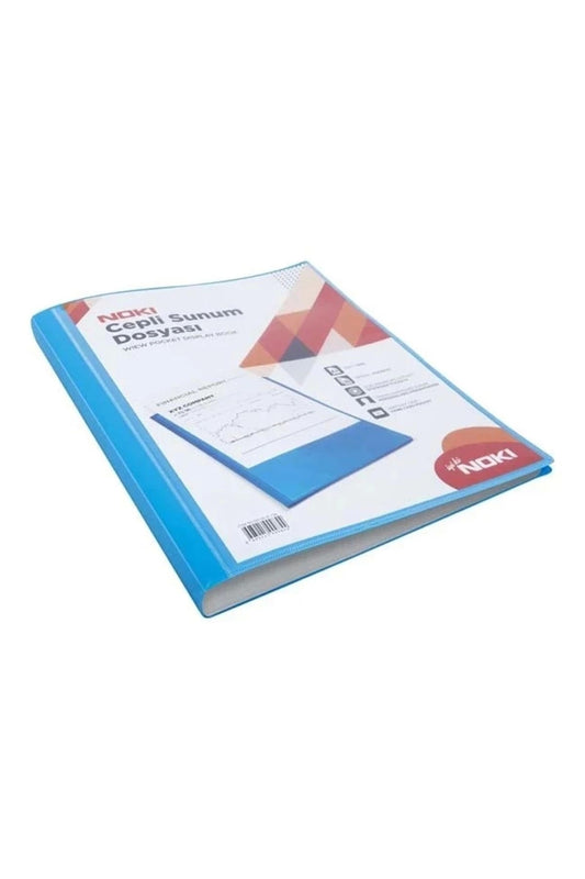 SUNUM DOSYASI CEPLİ 40'LI MAVİ