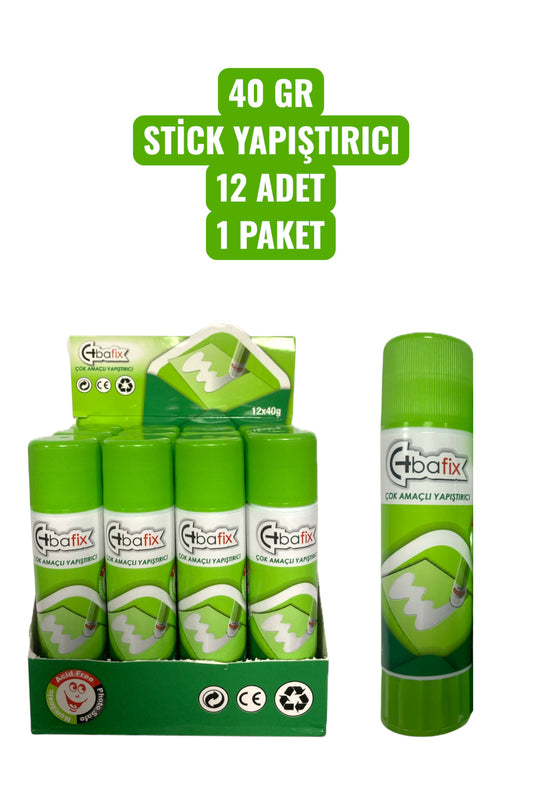 40 GR STİCK YAPIŞTIRICI 12 ADET 1 PAKET
