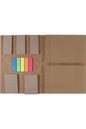 Kraft Parçalı Yapışkanlı Kağıt Post-it Seti Defter Biçiminde 14x20 Cm