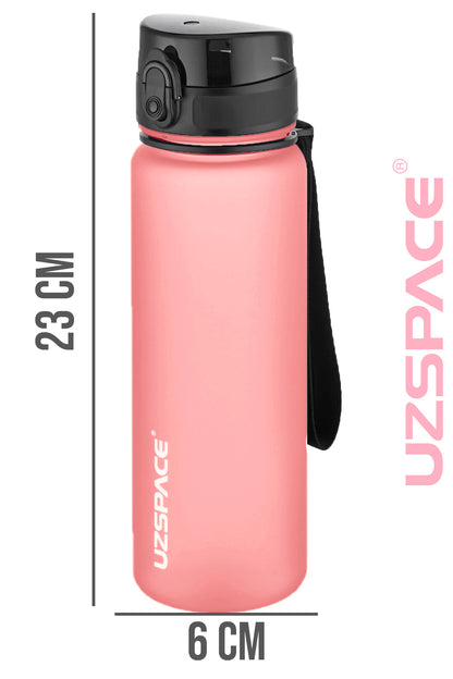 Plastik 500 Ml Tritan Su Matarası 13 Farklı Renk Softtouch 0,50 L Pembe