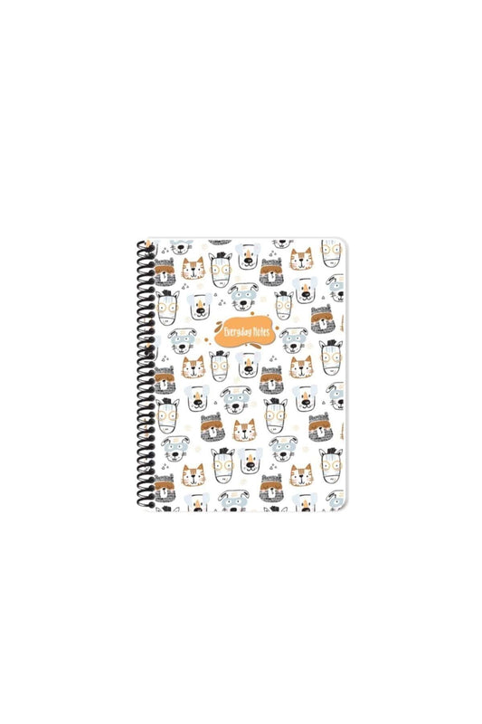 Keskin 16,5x22,5 100 Yp.çizgili Karton Kp.spr.animal Friends Defter (1 Adet)