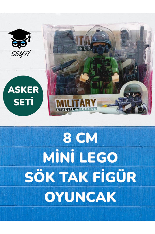 8 CM MİNİ Yapı Oyuncak SÖK TAK FİGÜR OYUNCAK