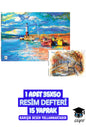 1 ADET 35X50 RESİM DEFTERİ 15 YAPRAK TELLİ