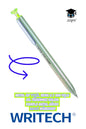 METAL UP 0.7 MM UÇLU JEL TÜKENMEZ KALEM KOMPLE METAL GÖVDE MAVİ MÜREKKEP