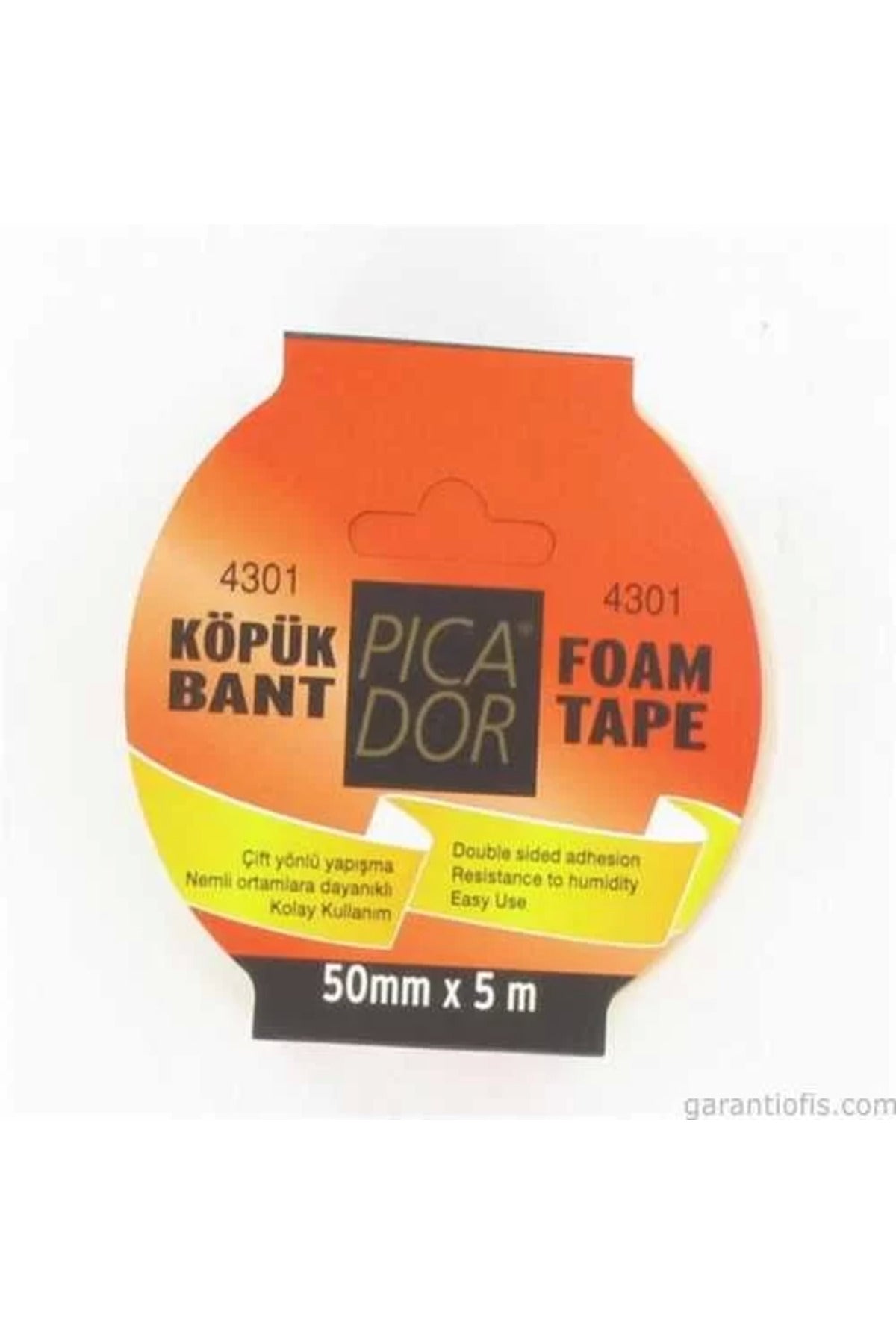 Çift Taraflı Köpük Bant (50mm x 5metre)