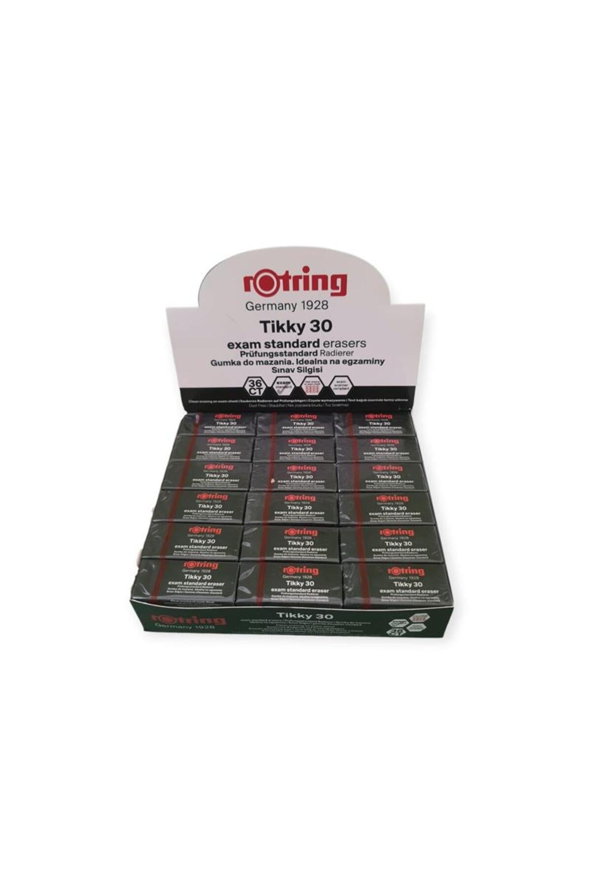 Tikky30 exam standart erasers Sınav Silgisi 2081890 36'lı Paket