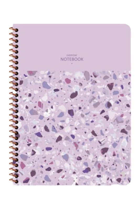 ÇİZGİLİ 16x22 CM 80 YAPRAK PLASTİK KAPAK TELLİ DEFTER 60 GRAM BEYAZ SAYFA TERAZZO