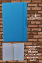 ÇİZGİLİ 96 YAPRAK 13X21 CM SUNİ DERİ LASTİKLİ KAPAK NOT DEFTERİ KREM RENK KAĞIT