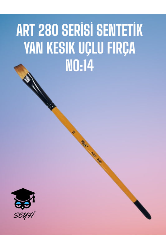 N0:14 ART 280 SERISI SENTETIK YAN KESIK UCLU FIRCA