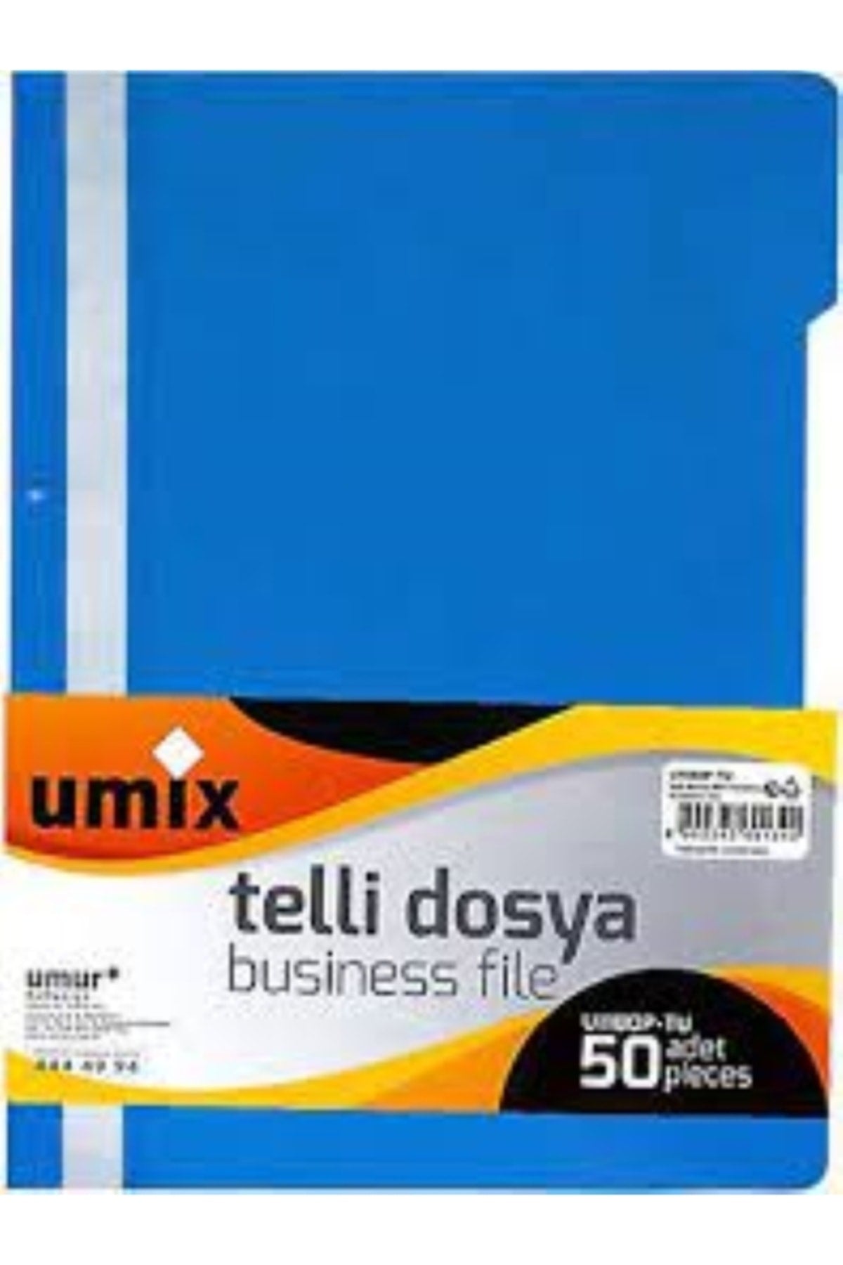 UMİX TELLİ DOSYA 50'Lİ MAVİ