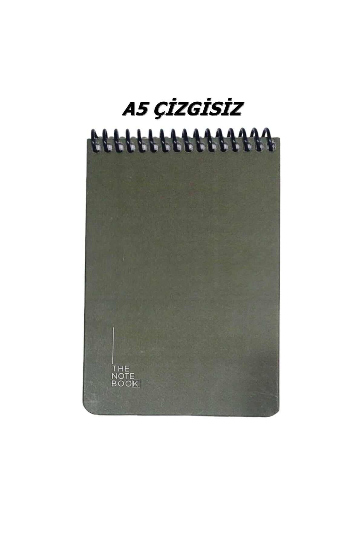 14x20 Cm A5 Çizgisiz 96 Yaprak Telli Sert Karton Kapak Defter The Notebook