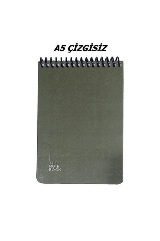 14x20 Cm A5 Çizgisiz 96 Yaprak Telli Sert Karton Kapak Defter The Notebook