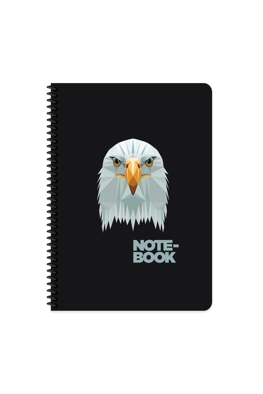 17x24 Cm Çizgisiz 100 Yaprak Jungle Sert Kapak Telli Defter 60 Gr Beyaz Kağıt