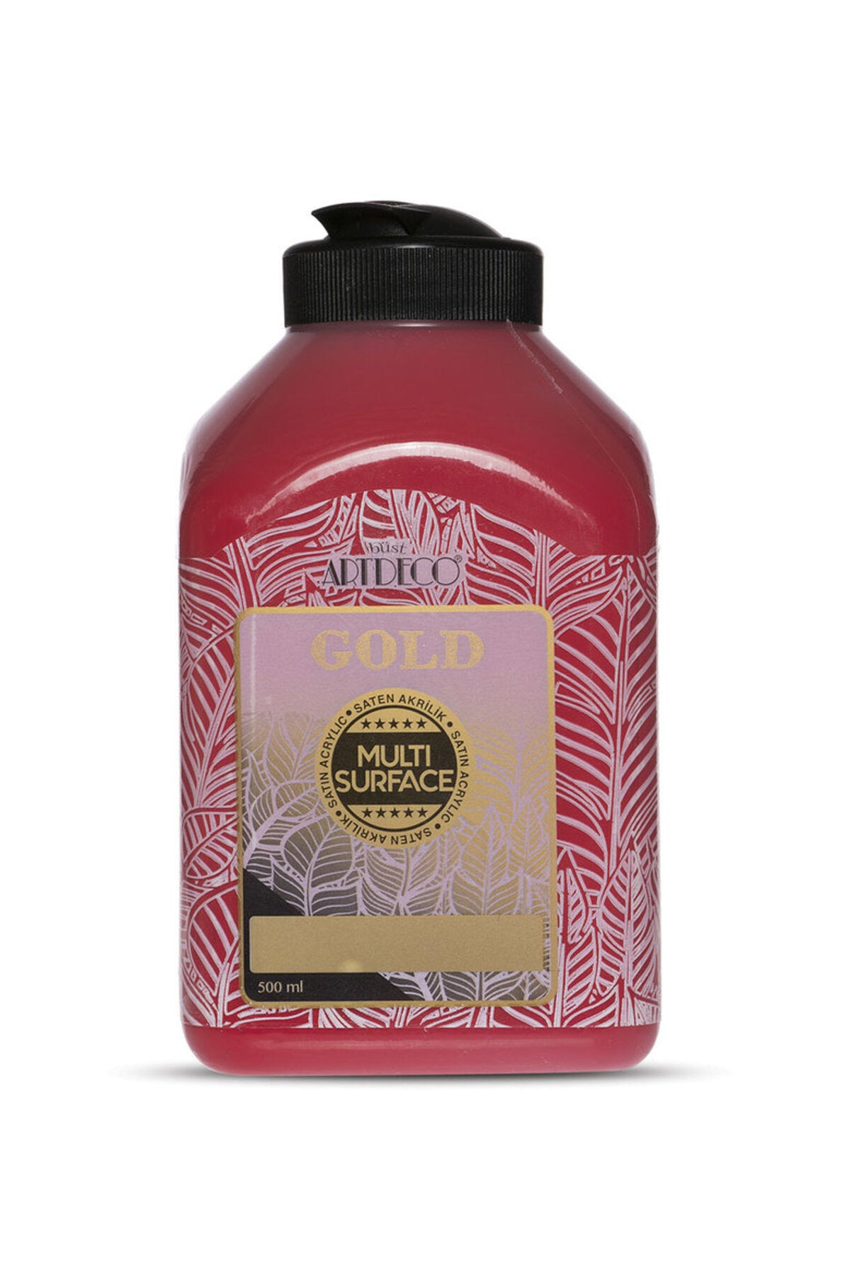 Gold Multi Surface Saten Akrilik Boya 500ml 224 Çilek Kırmızı