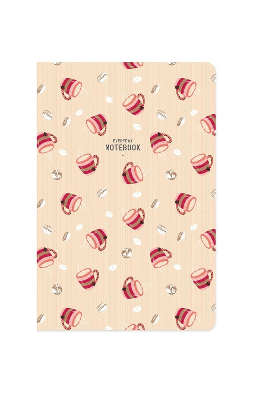 18,5x26 Cm 58 Yaprak Çizgisiz Tel Dikişli Defter Karton Kapak 70 Gr Ivory Kağıt