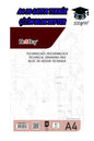 A4 20 SAYFA TEKNİK ÇİZİM BLOK DEFTER KOPARTILABİLİR SAYFALAR