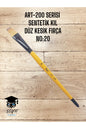 ART-200 SERİSİ SENTETİK DÜZ KESİK KIL FIRÇA NO:20