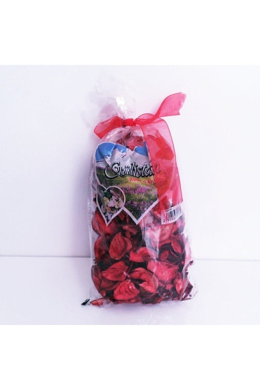 Kuru Gül Yaprağı Koyu Kırmızı 100gr Dekor Için Kullanılır
