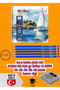 kara kalem çizim seti 20X20 CM 300 gr defter 12 SAYFA hb-2b-3b-5b-6b kalem hamur silgi herboy