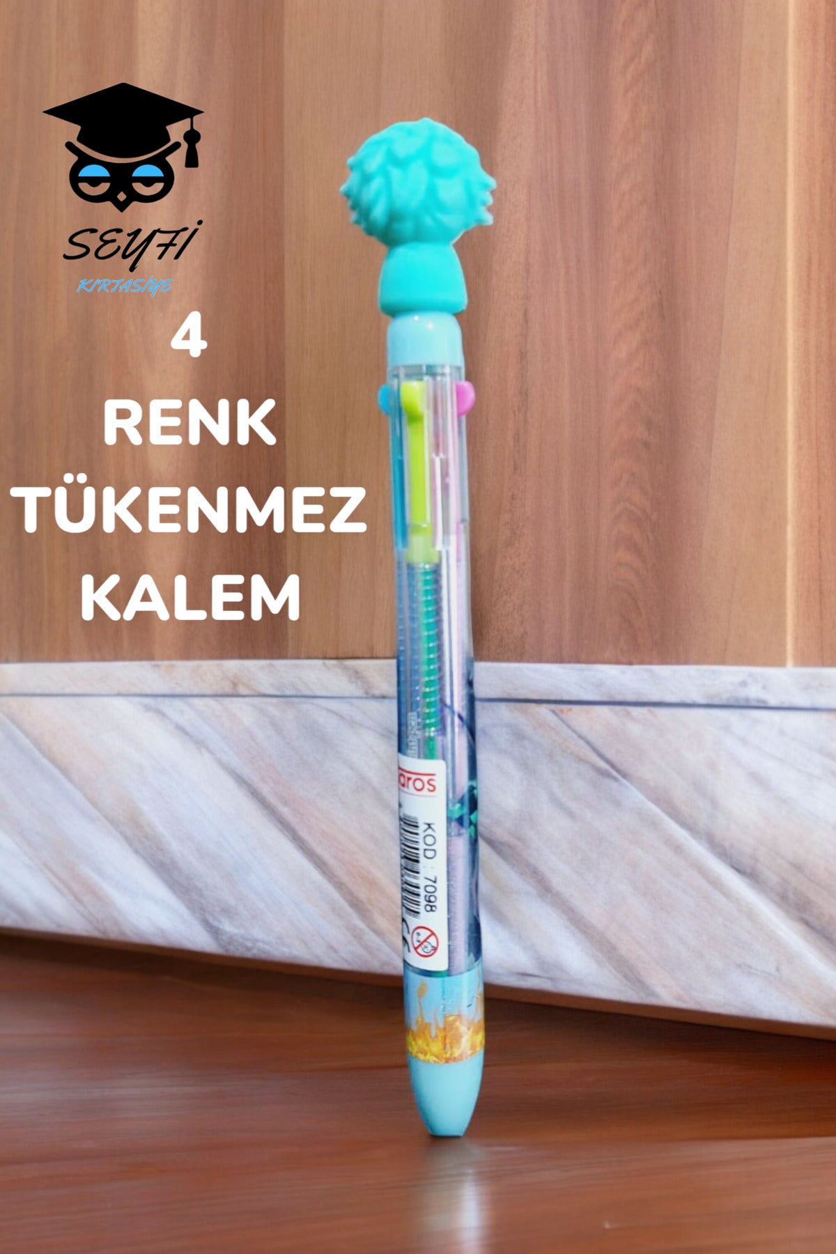 4 RENKLİ TÜKENMEZ KALEM ANİME MODELLER 1 ADET