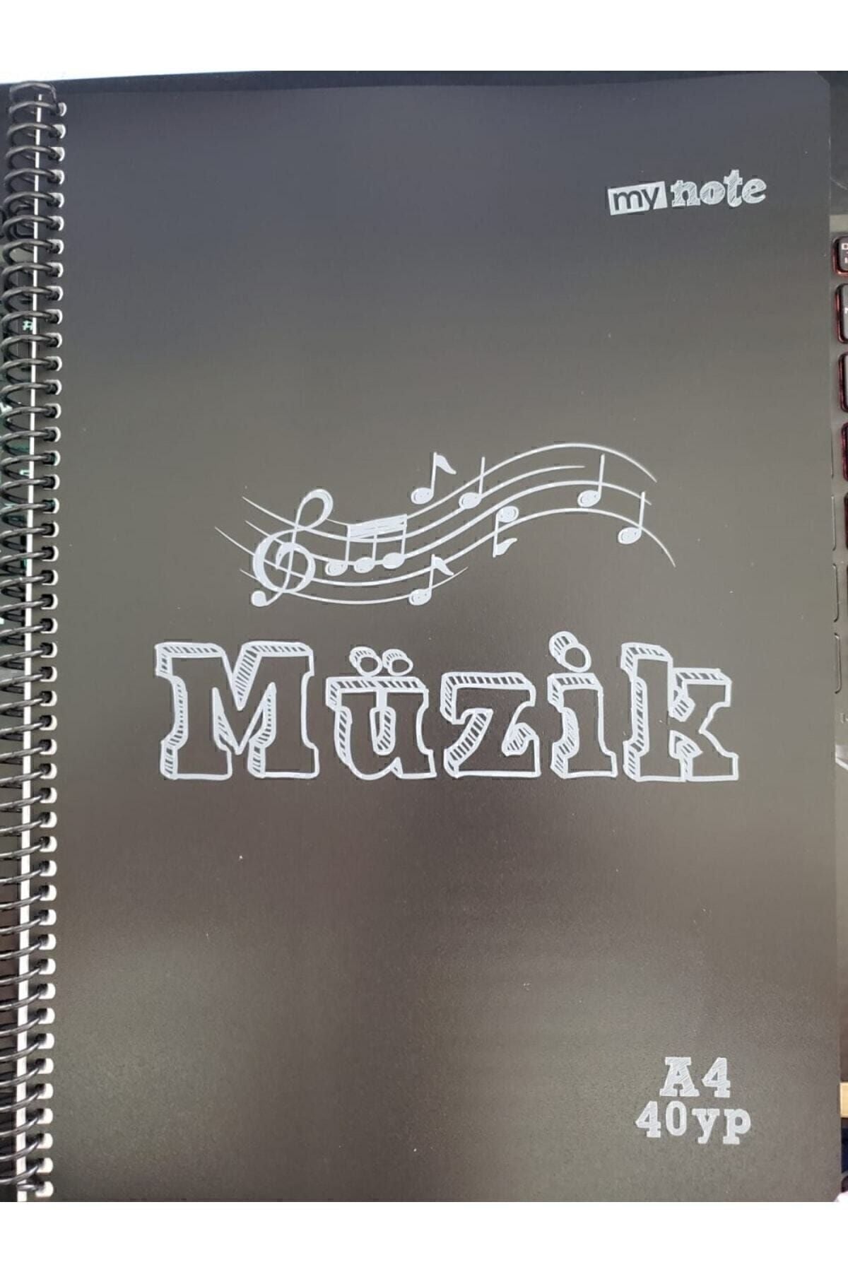 My Note 40 Yaprak Plastik Kapak Spiralli Müzik Defteri(1 ADET)