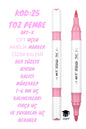 ART-X ÇİFT UÇLU AKRİLİK MARKER ÇİZİM KALEMİ HER YÜZEYE UYGUN KALICI MÜREKKEP 1-6 MM UÇ KALINLIKLARI