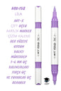 ART-X ÇİFT UÇLU AKRİLİK MARKER ÇİZİM KALEMİ HER YÜZEYE UYGUN KALICI MÜREKKEP 1-6 MM UÇ KALINLIKLARI