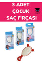 3 ADET ÇOCUK SAÇ FIRÇASI CR-0728