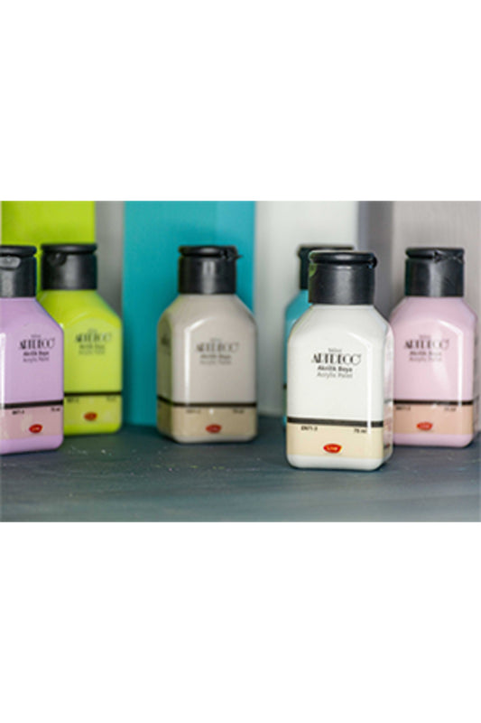 NEW EDİTİON Akrilik Boya 8x75ml Pastel Smoky Renkler Set