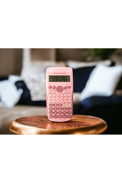 112P Fonksiyonel Bilimsel Hesap Makinesi Pembe