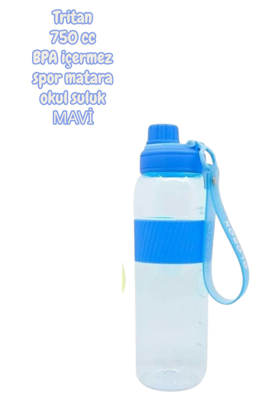 Tritan 750 cc BPA içermez spor matara okul suluk