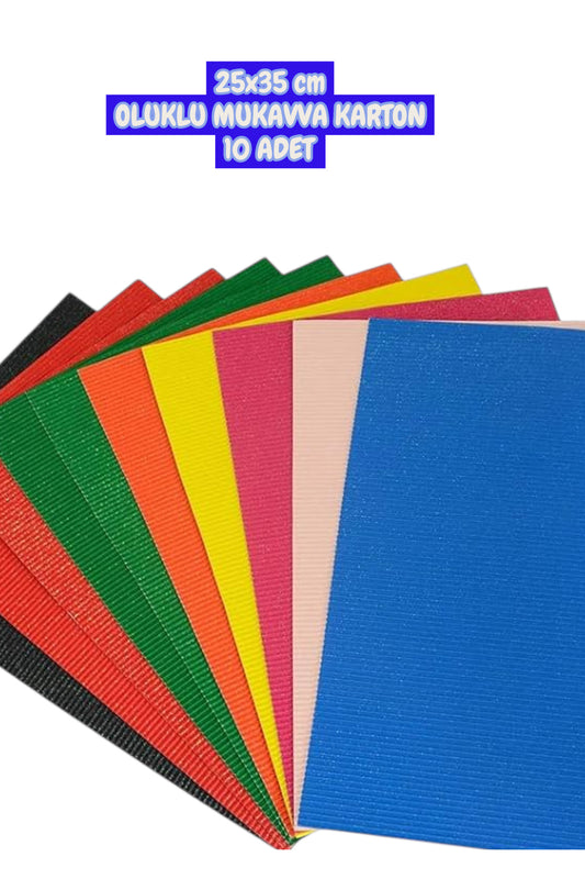 25x35 cm OLUKLU MUKAVVA KARTON 10 ADET 160 GR