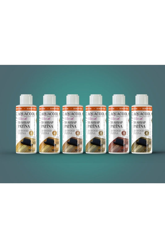 Mac 3d Ahşap Su Bazlı Patina 150ml 81 - Siyah Meşe