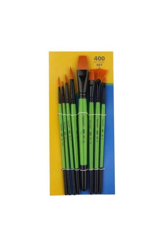Academy 400 Seri Set 2 Fırça Seti 8 Li Yeşil Sap
